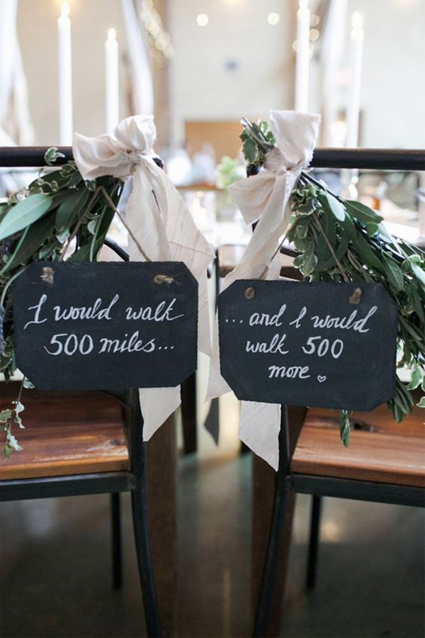 bride and groom chair ideas